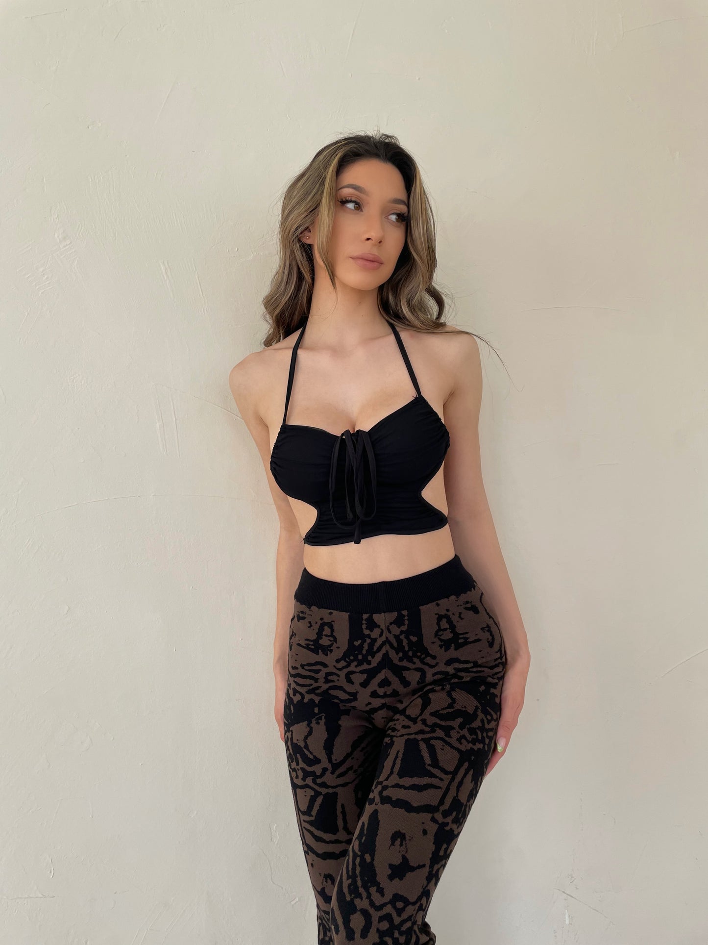 Butterfly Tie Halter Top