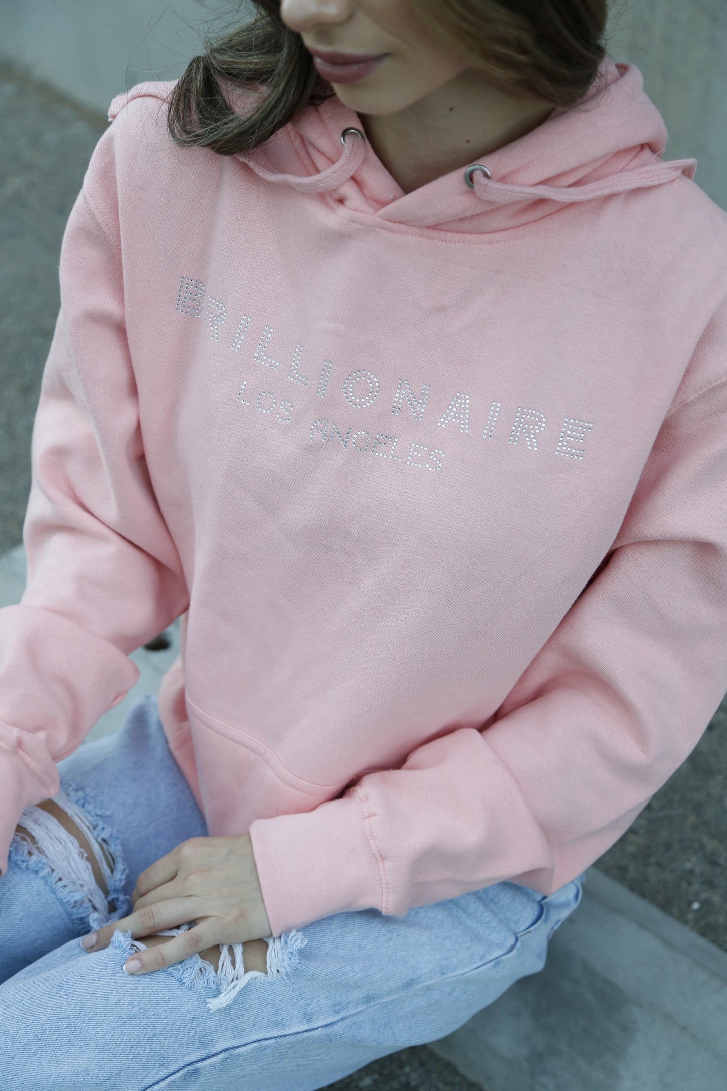 Brillionaire Rhinestone Hoodie